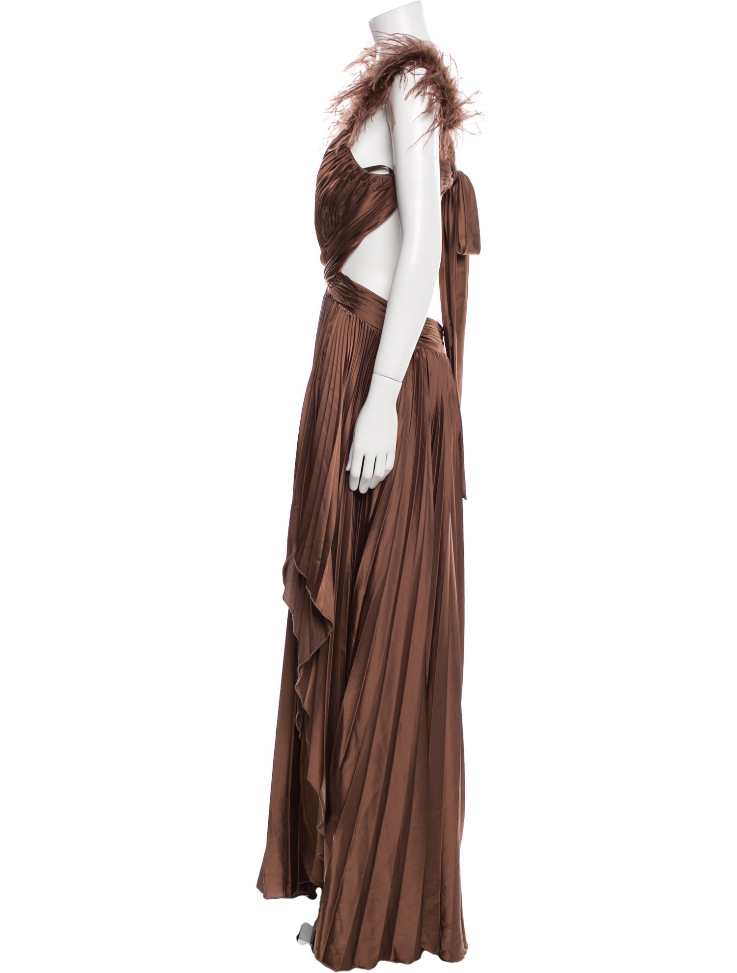 Mac Duggal V-Neck Long Dress